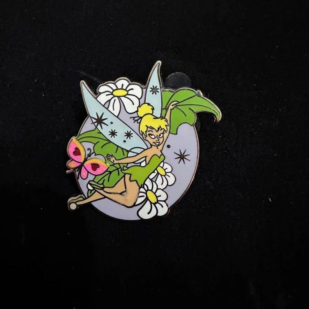 Disney Tinker Bell Pin Butterfly Flowers Pin Trading 2009